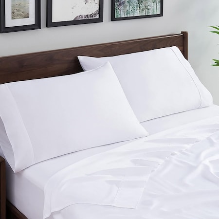 Monarch Brands Aston & Arden Bamboo - King, White P-SS-BBKG-WH